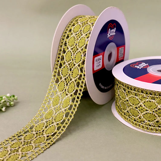 Crochia Lace in multiple colors Olive Lace from Littl