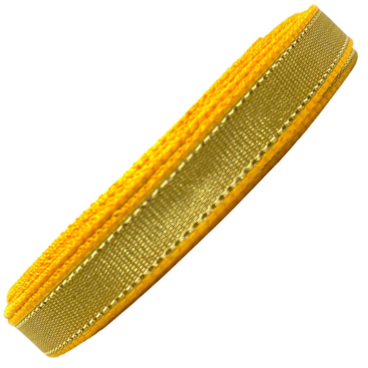 8mm color net metallic ribbon-54 meters - 8231 Yellow ribbon from Littl Ribbons
