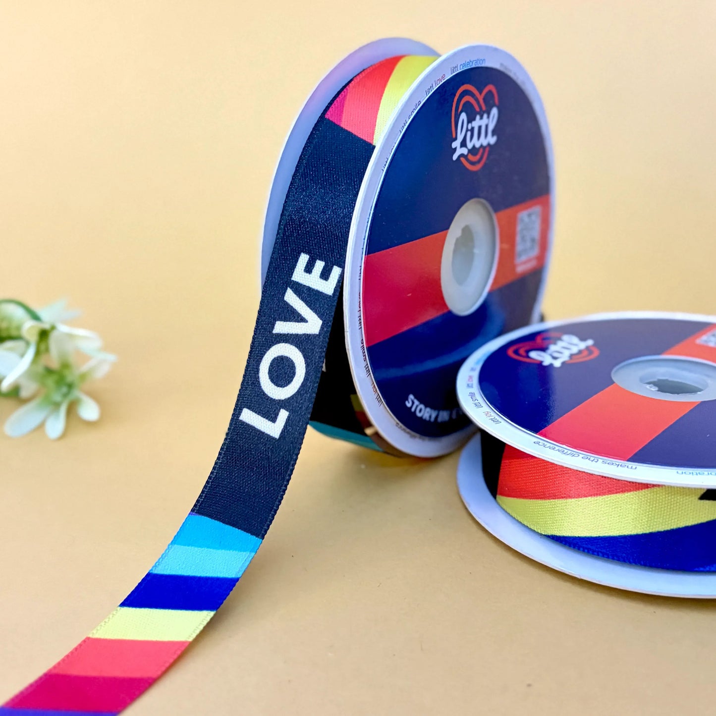 -gift wrapping ribbon 20mm 23m satin single face hampers-littl