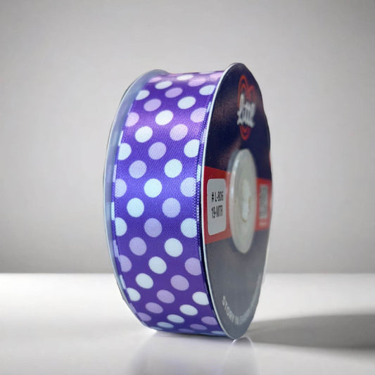 Polka Dot Ribbon Purple ribbon from Littl Ribbons