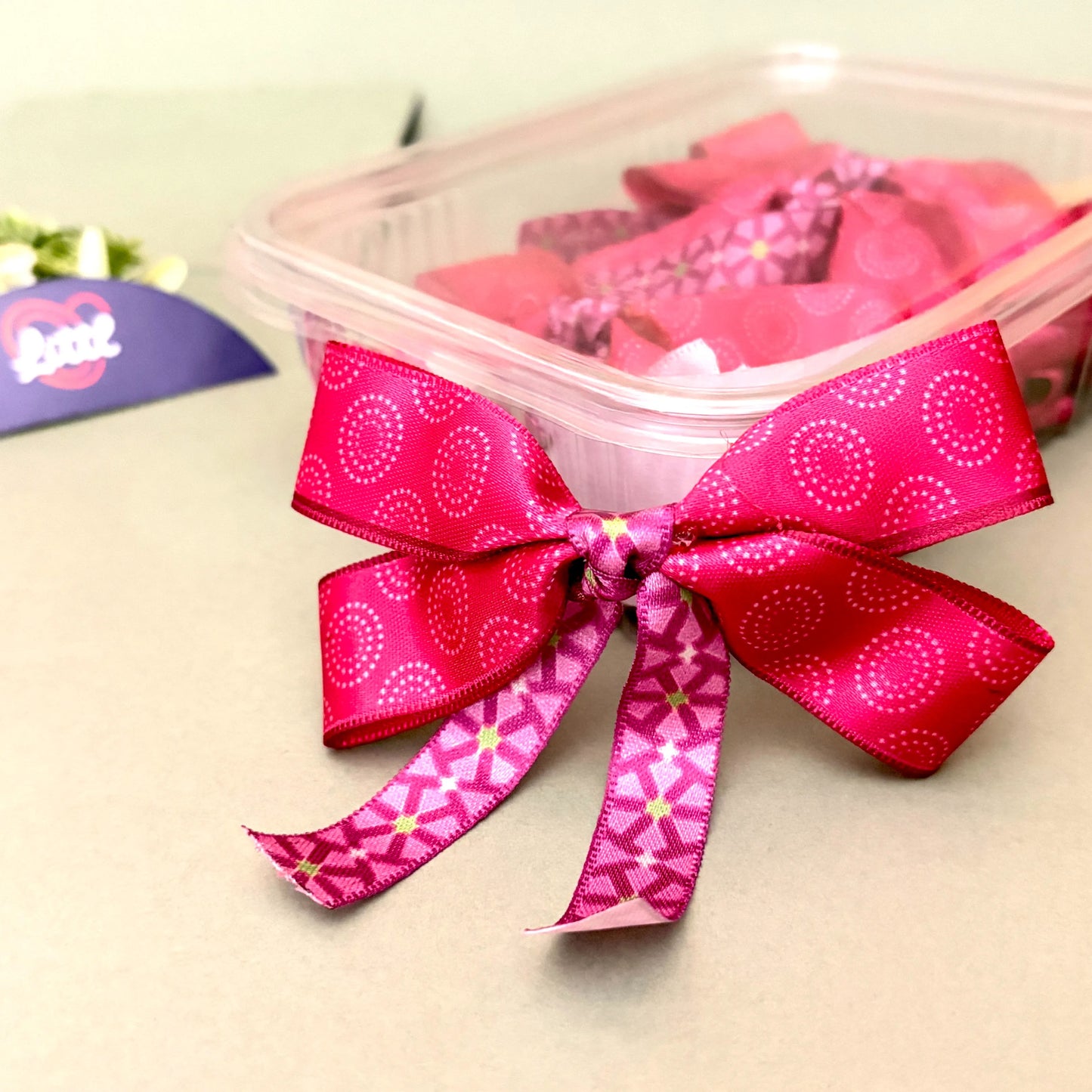 ribbon bow-ribbon bow 10 pcs pack tail readymade multi color satin craft-littl