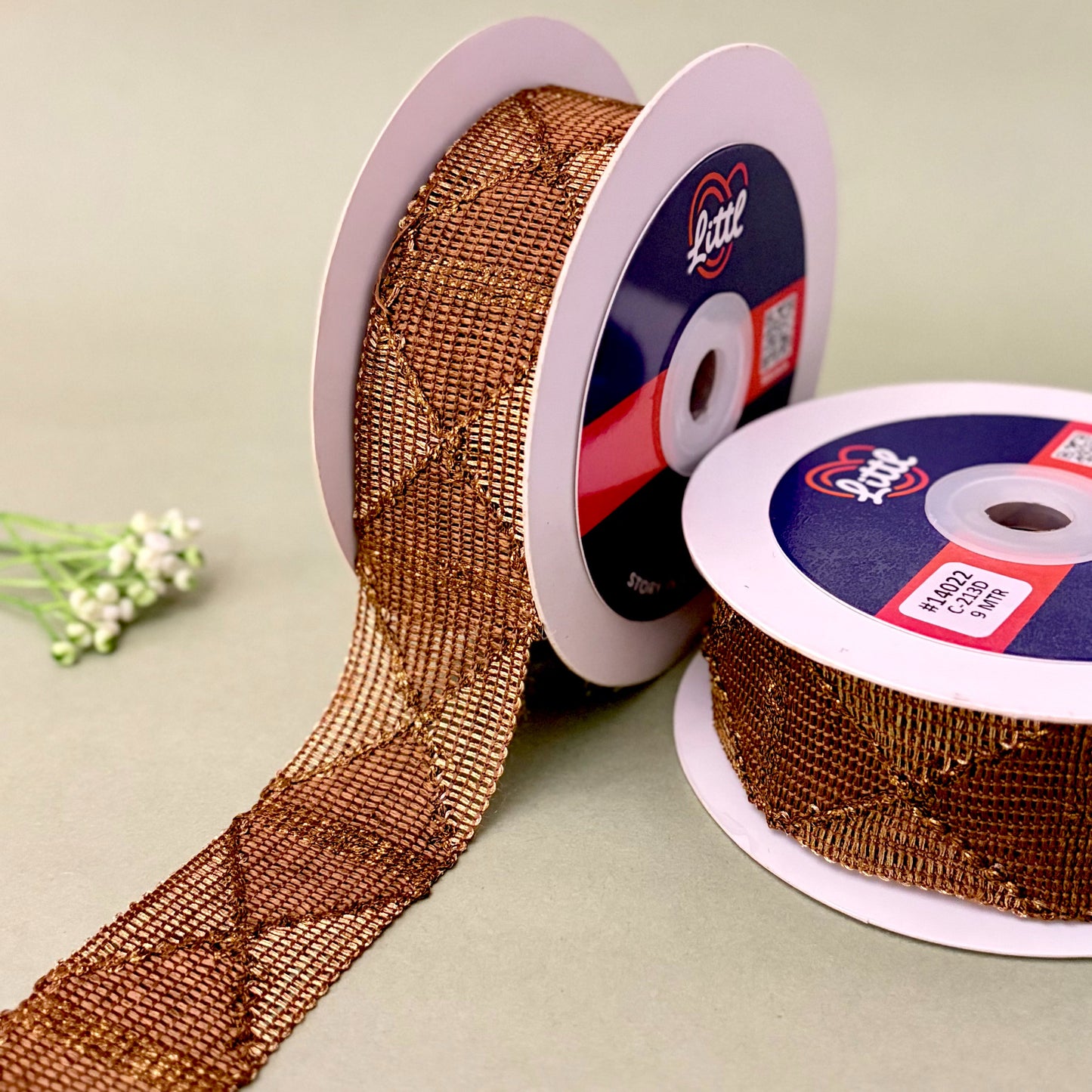 lace-brown-color crochet lace-14022-littl