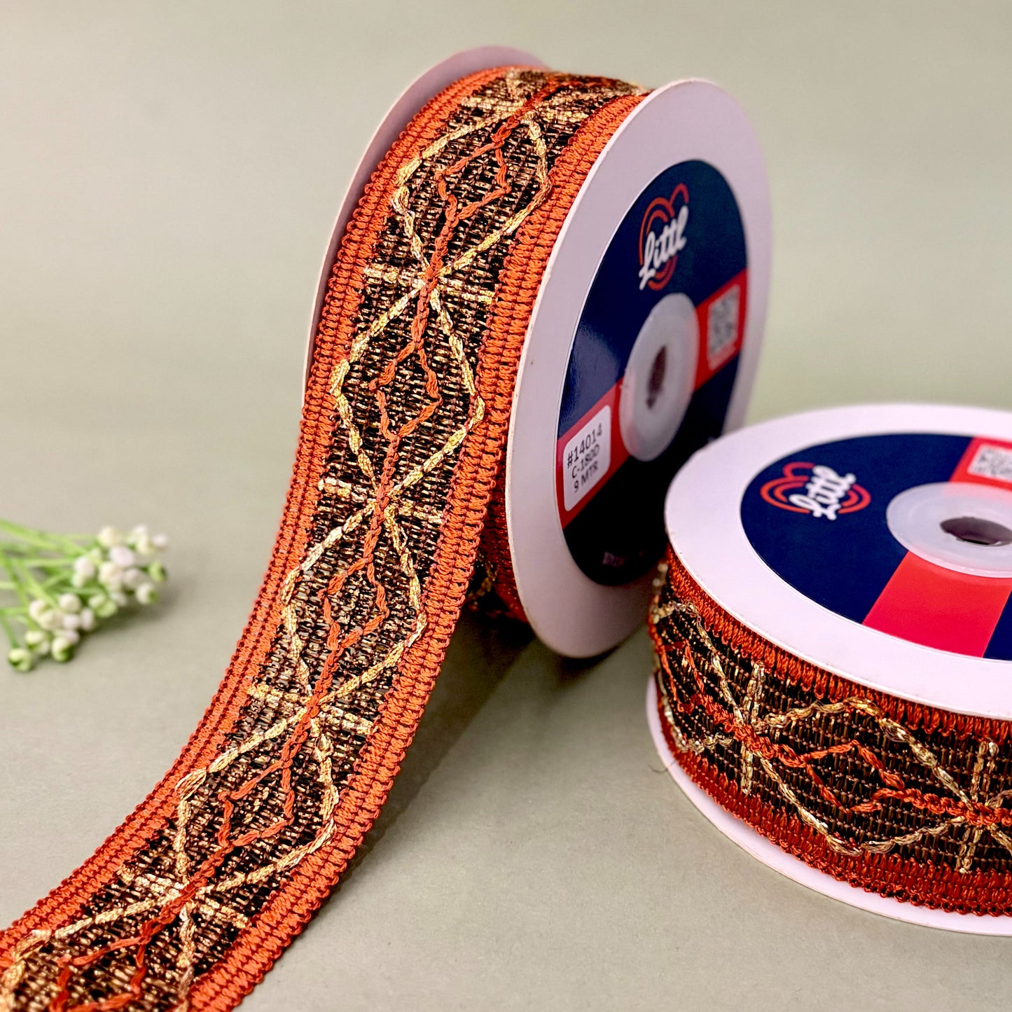 lace-rust-color crochet lace-14014-littl