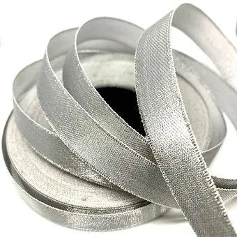 1/2 inch Satin Metallic ribbon-36 meters-8236 Silver ribbon from Littl Ribbons