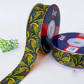Sacred Parrot – Pichrang Printed Satin Ribbon, 1 & 1.5 inch (25 & 38 mm)