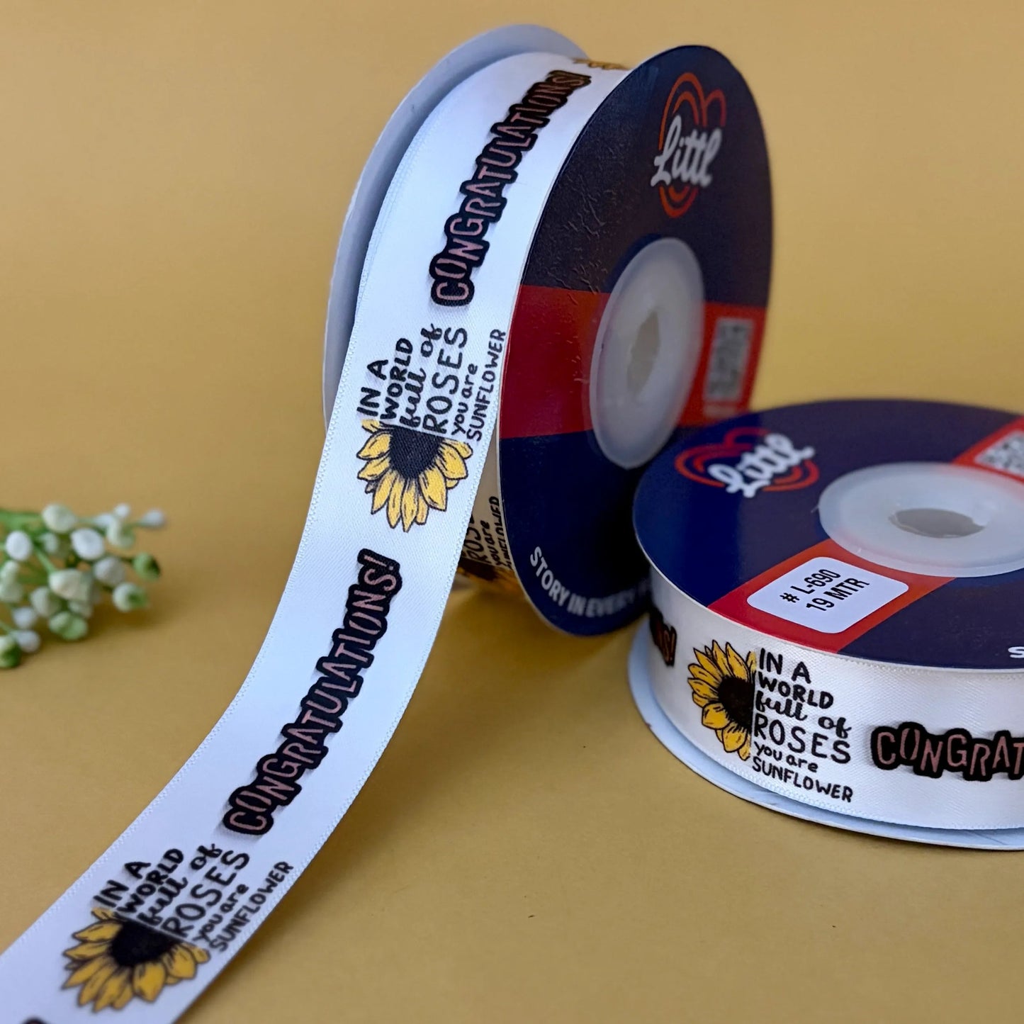 ribbon-white-ribbons for congratulations (l680 to l690)-littl ribbons