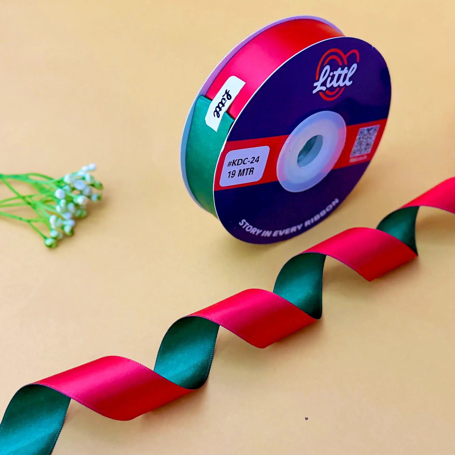 Premium plain satin ribbon collection wholesale India all widths single double face different colors both sides