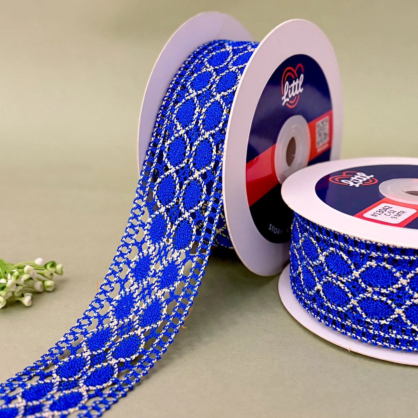 crochia lace in multiple colors blue lace from littl