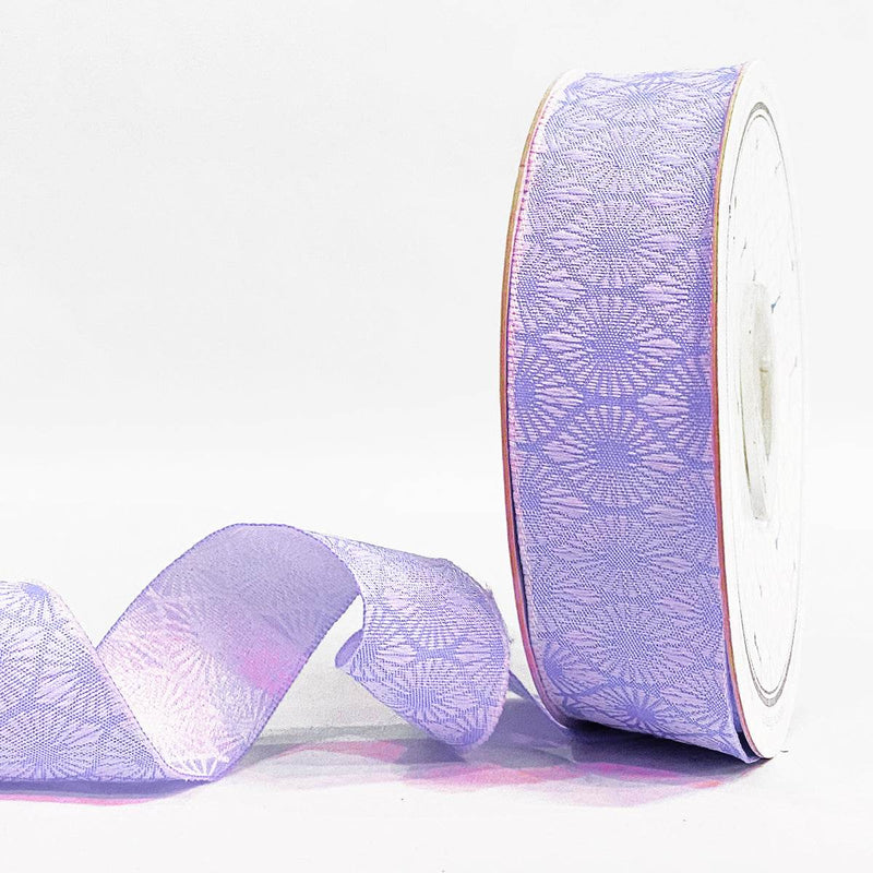 Soft Mist Saree Lace Border 25mm - Lilac by Littl India