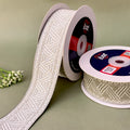 German Metallic Jacquard Ribbon – Premium Heavy Military-Style Braid | 1.5″ Wide | 18m Pack | 61565   Littl