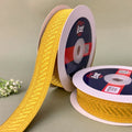 German Metallic Jacquard Ribbon – Premium Heavy Military-Style Braid | 1″ Wide | 18m Pack | 61583   Littl