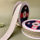 German Metallic Jacquard Ribbon – Premium Heavy Military-Style Braid | 1″ Wide | 18m Pack | 61586   Littl