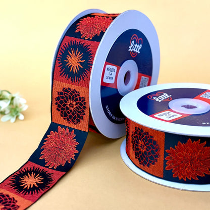 Ribbon-Lace Border 1 Inch Satin Weave Multiple Colors Suits Garments 61014-Littl