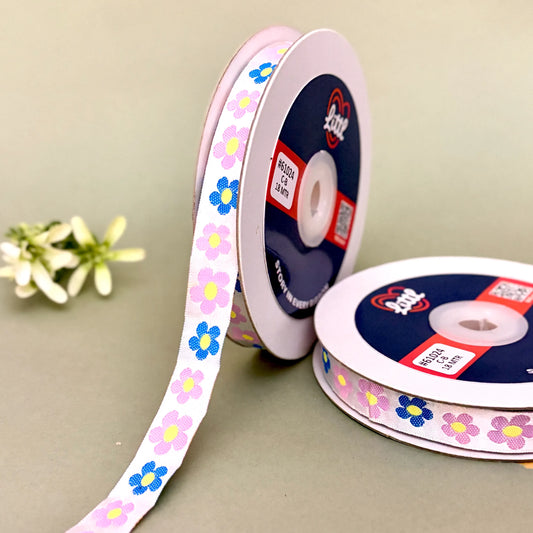 Ribbon-Lace Border 1 Inch Satin Weave Multiple Colors Suits Garments 61024-Littl