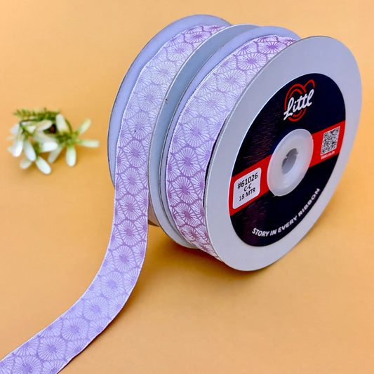 Ribbon-Lace Border 1 Inch Satin Weave Multiple Colors Suits Garments 61026-Littl