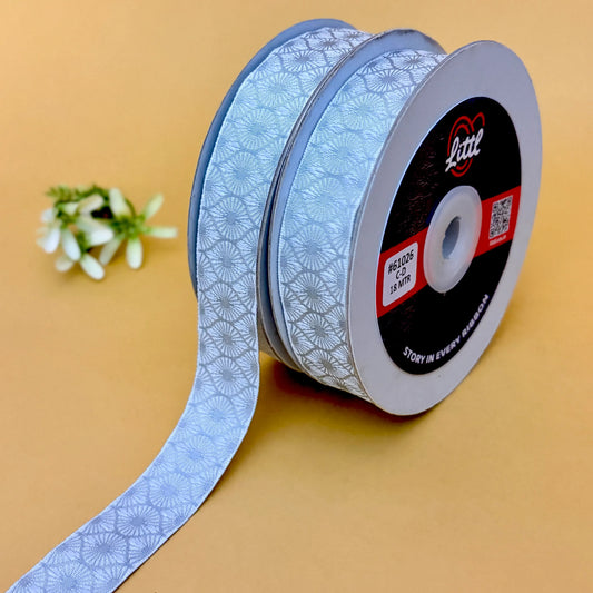 Ribbon-Lace Border 1 Inch Satin Weave Multiple Colors Suits Garments 61026-Littl