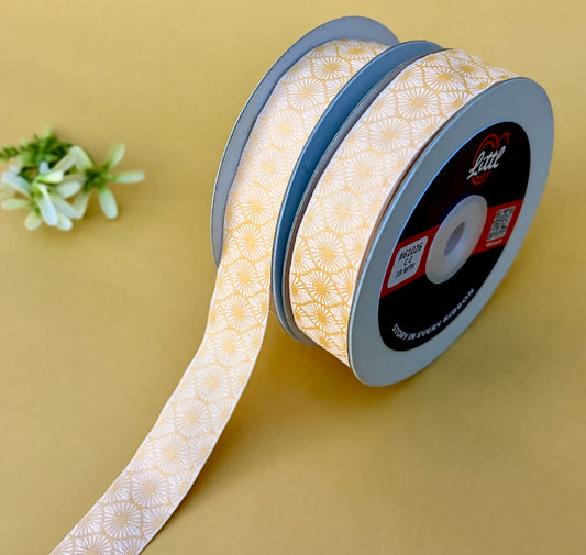 Ribbon-Lace Border 1 Inch Satin Weave Multiple Colors Suits Garments 61026-Littl