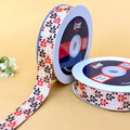 Phool Chhaap Woven Gift Ribbon 25mm - Sky Blue by Littl India