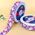Phool Chhaap Woven Gift Ribbon 25mm - Lemon by Littl India
