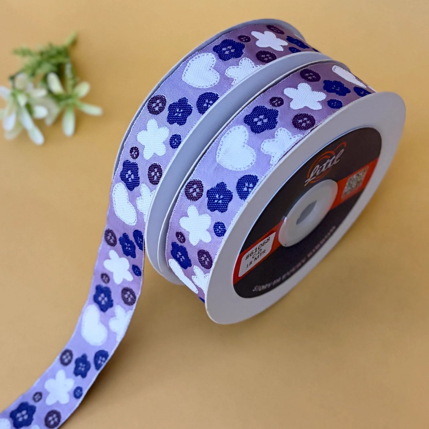 ribbon-lace border 1 inch satin weave multiple colors suits garments 61068-littl