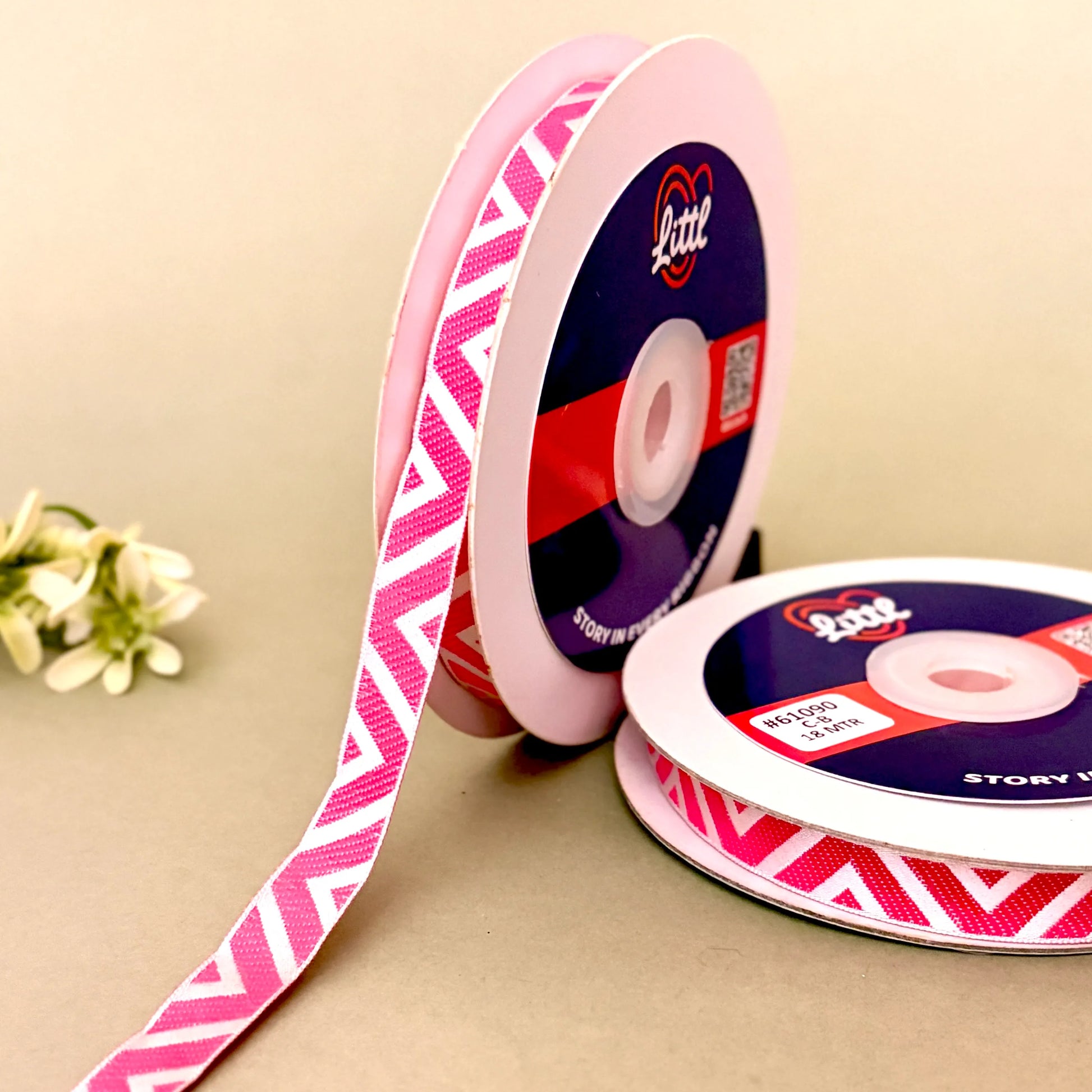 Ribbon-Gift Ribbon 15mm Satin Weave Multiple Colors Hampers Garments 61090-Littl