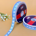 Bindiya Border Woven Ribbon 15mm - Silver by Littl India