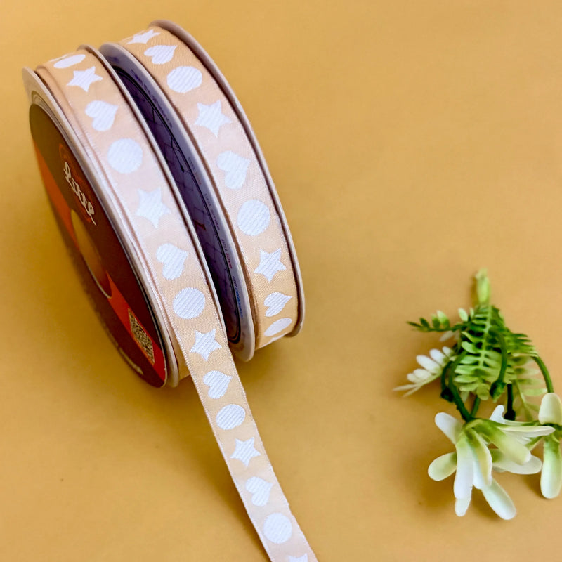 Bindiya Border Woven Ribbon 15mm - Lilac by Littl India