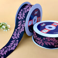 Indigo Weave Saree Lace Border 38mm - Navy by Littl India