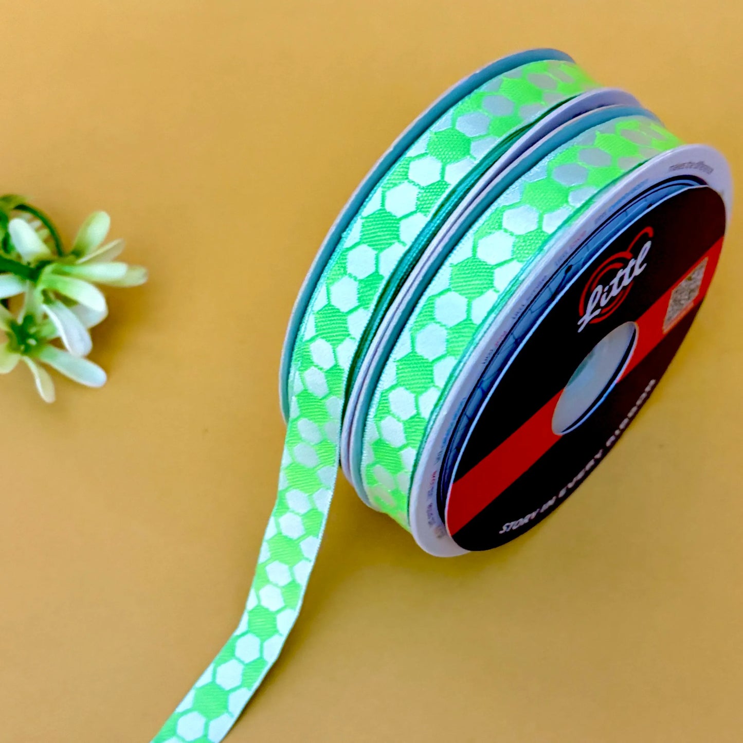 ribbon-gift ribbon 15mm satin weave multiple colors hampers garments 61091-littl