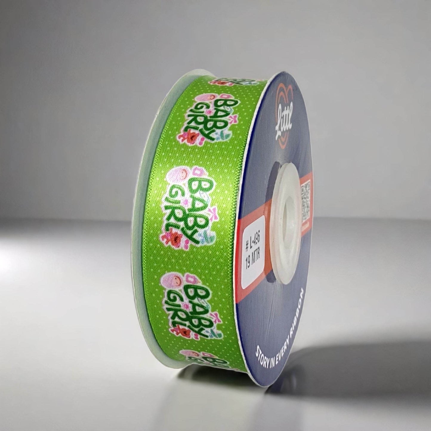 printed ribbons for baby shower   - littl