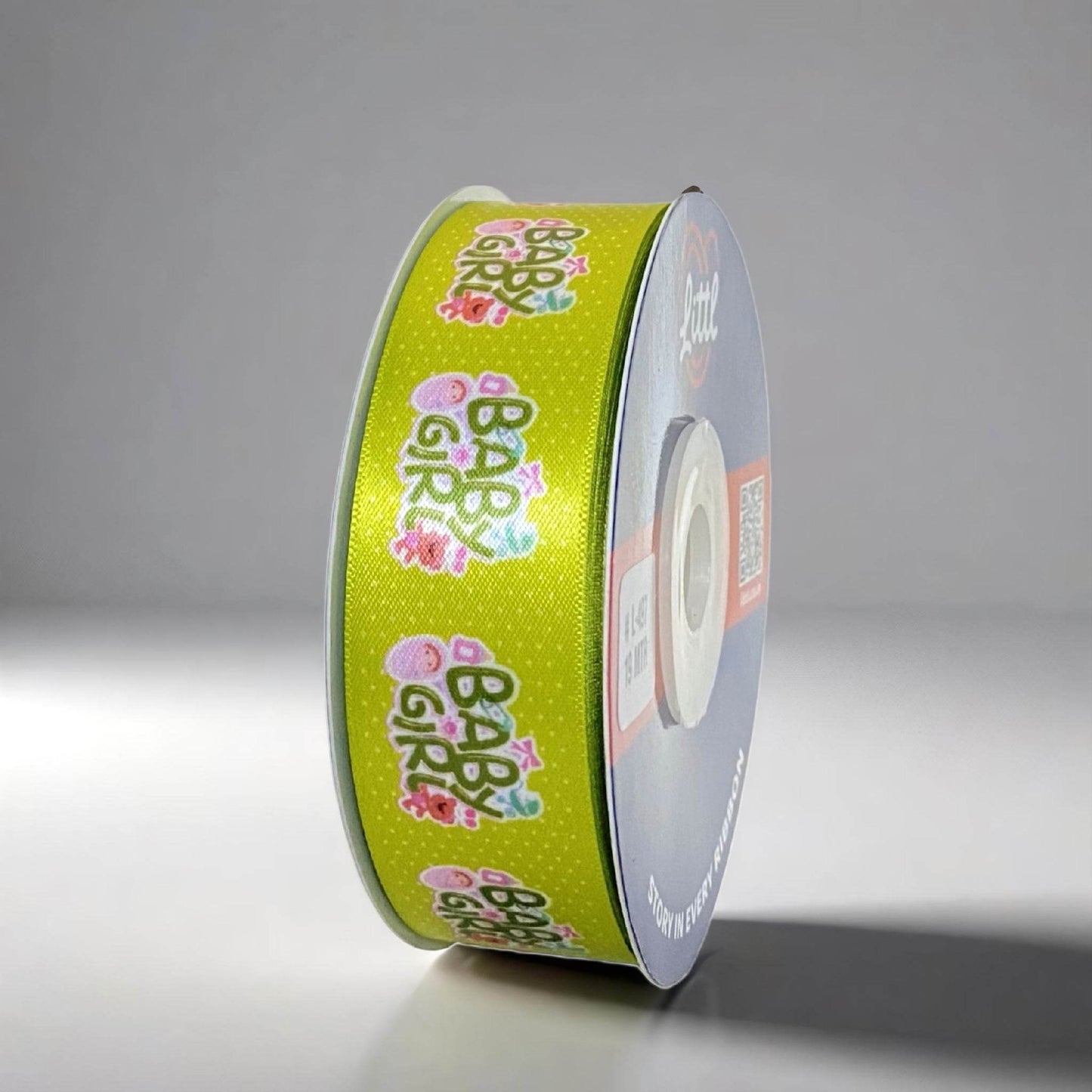 printed ribbons for baby shower  - littl