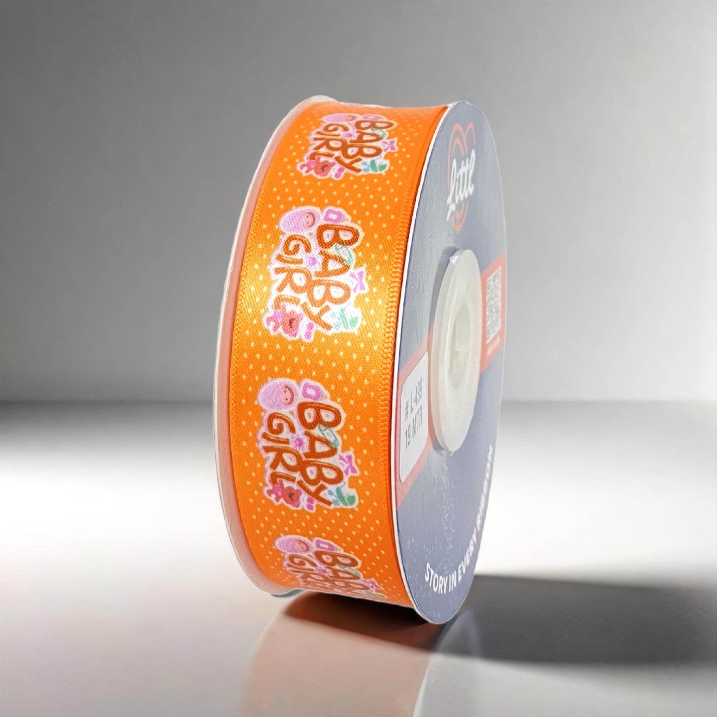 printed ribbons for baby shower  - littl