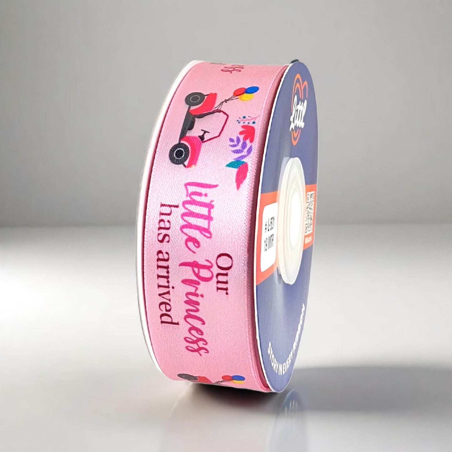 printed ribbons for  baby shower- littl