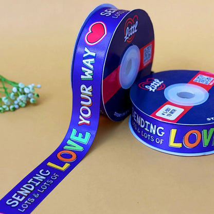 ribbon-Purple-Best Wishes Ribbon (L554 to L565)-Littl Ribbons