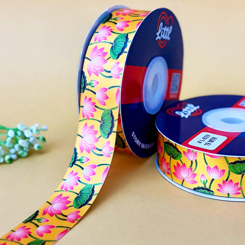 Lotus Heritage - Pichrang Collection Printed Ribbon 25mm (Copy)   Littl