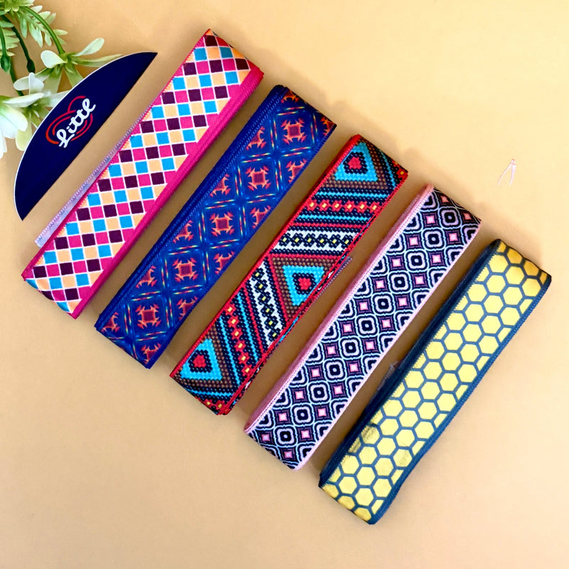 Printed Satin Ribbon Combo Set – Assorted Designs | 5 Pcs × 5 Metres (25m Total) | Bulk Gift Wrapping Ribbons- LRP-20   Littl