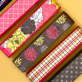 Littl Premium Printed Satin Ribbons Set – 5 Elegant Designs | 5 Pcs x 5 Metres (25 Metres Total) | Single Side Printed Gift Wrapping Ribbon | #LRP-1   Littl