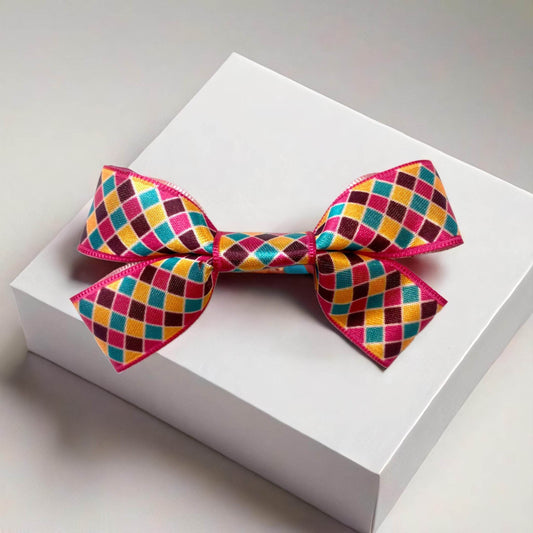 Printed Satin Bows for Gifts & Crafts