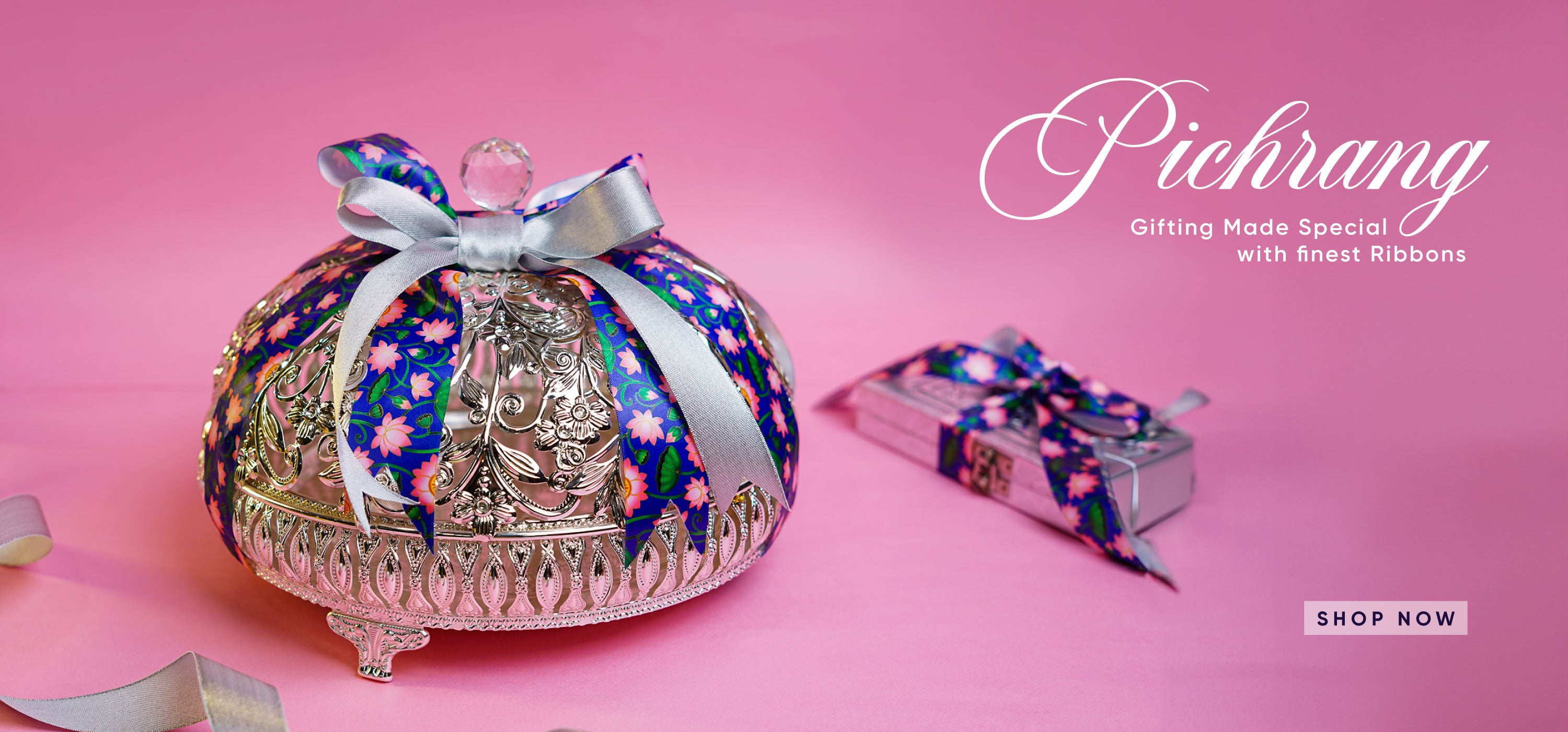 Printed Satin Ribbon by Littl from Pichrang Collection