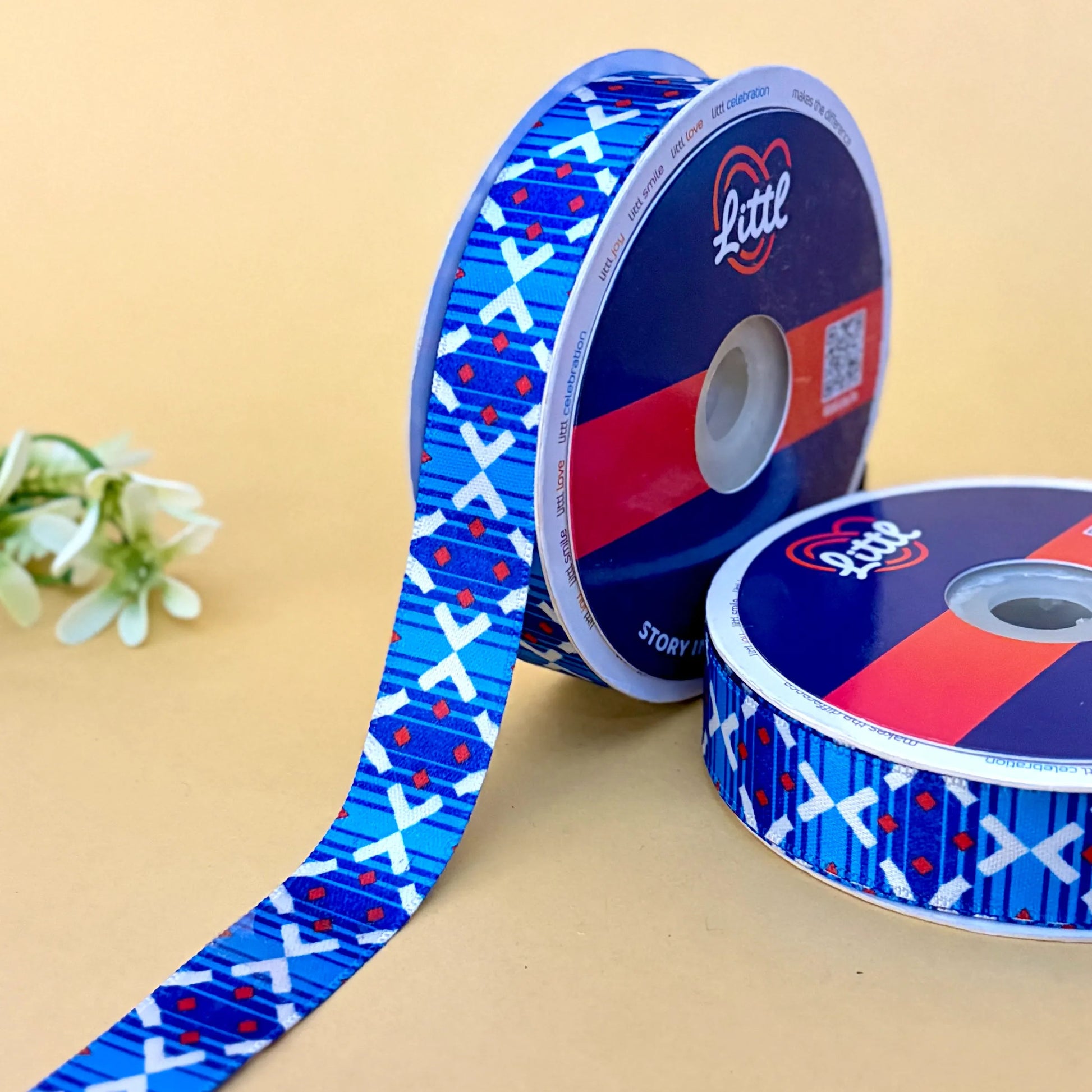 -Satin Ribbon 20mm 23m Roll Single Face Decorative Crafting-Littl