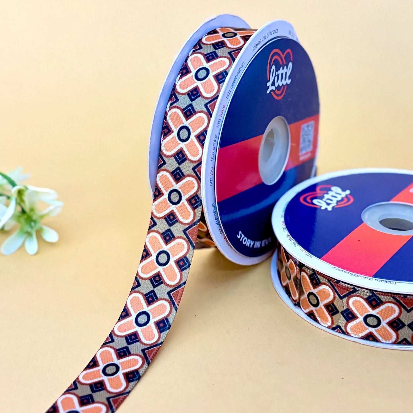 -premium satin ribbon 20mm 23m single face fashion garment k134-littl