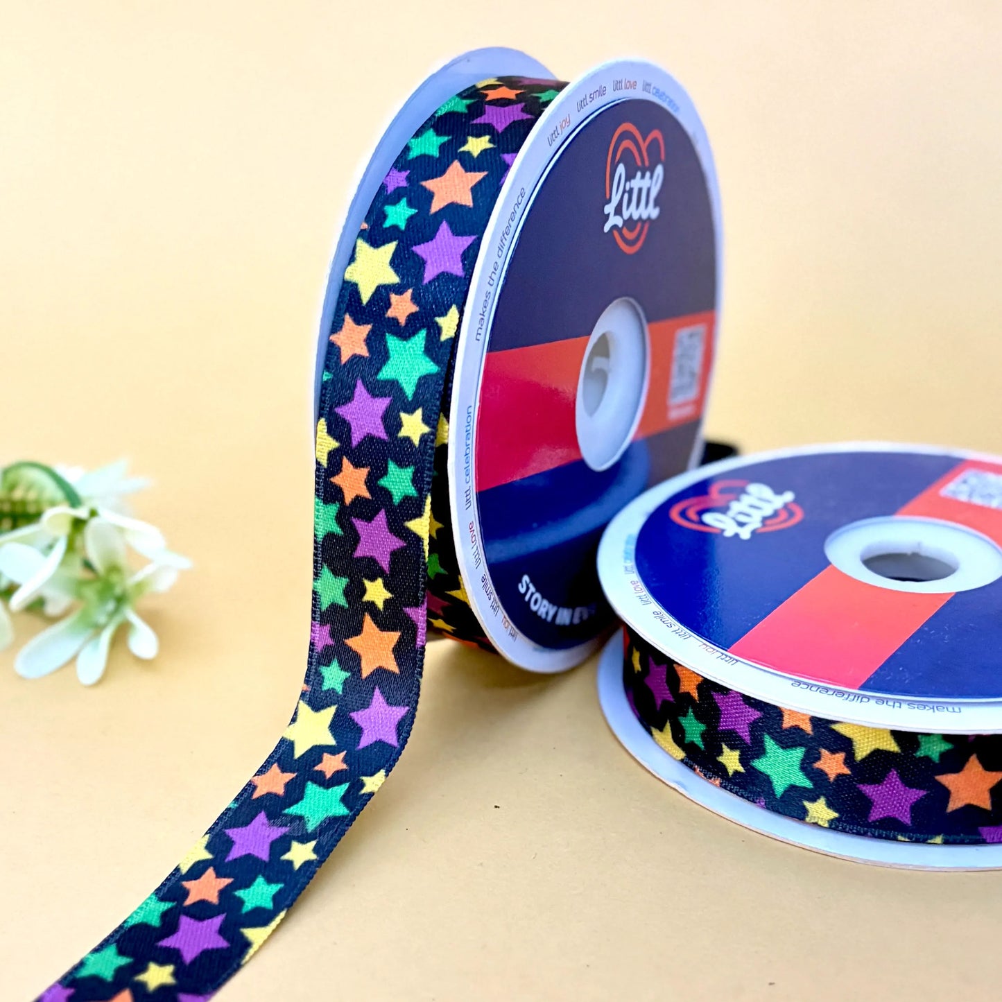 -gift wrapping ribbon 20mm 23m satin single face hampers-littl