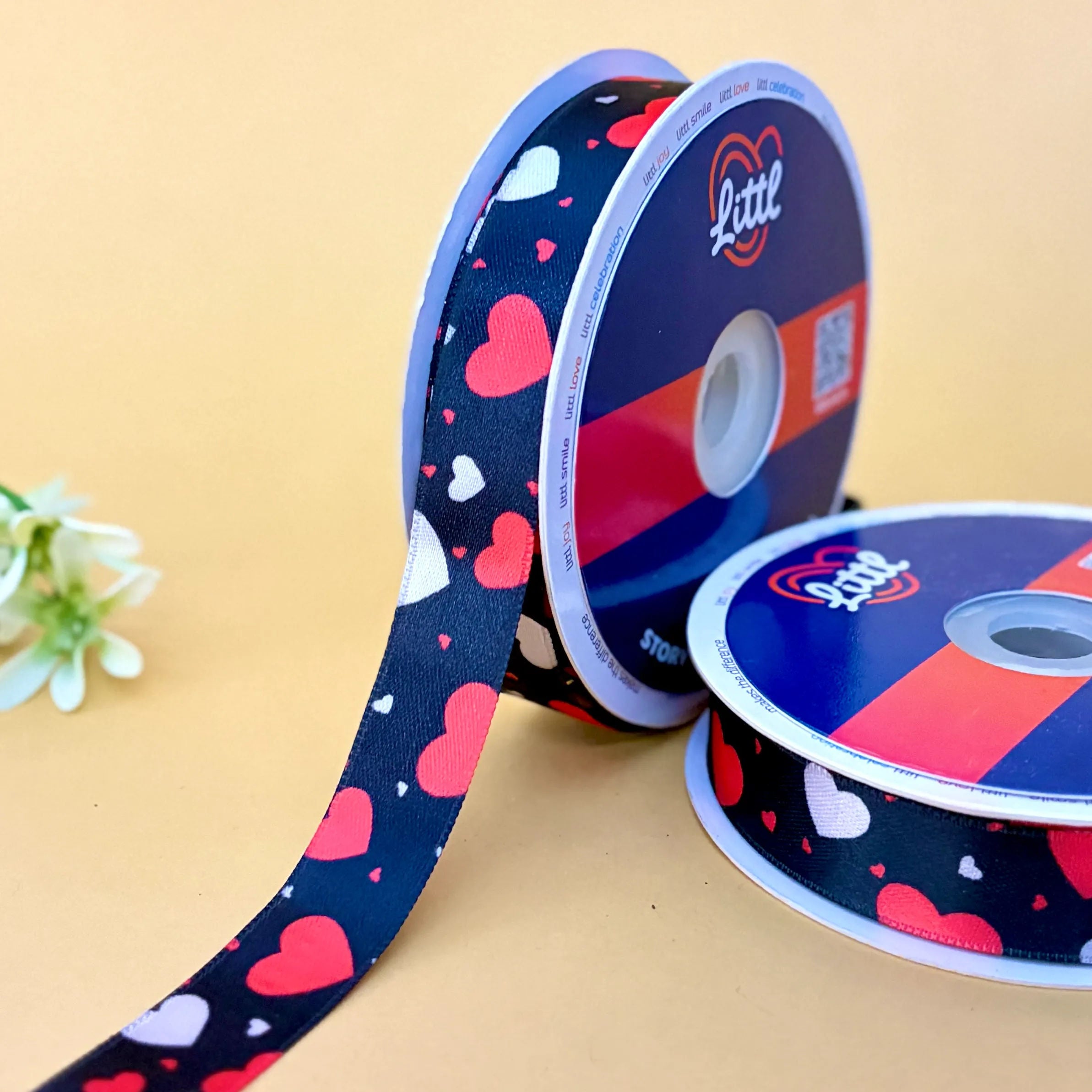 L Shape Ribbon Gift Wrap Satin Ribbon 20mm 23m Single Face - Littl K347