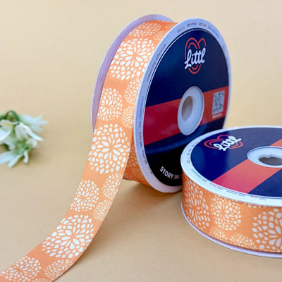 -Multicolor Satin Ribbon 25mm 23m Pack Single Face Gift Wrapping-Littl