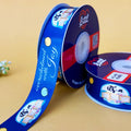 It's a Boy Printed Ribbon 25mm - Multi Colour - Navy - printed satin ribbon by Littl India