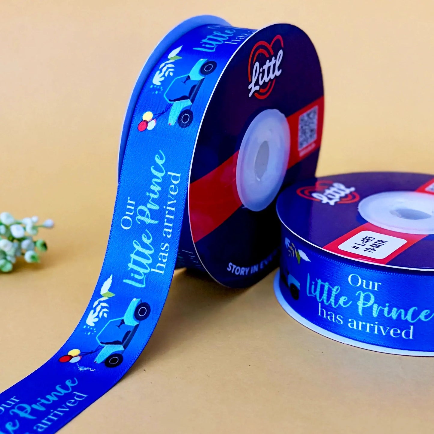 ribbon-blue-its a boy ribbon (l484 to l490)-littl ribbons