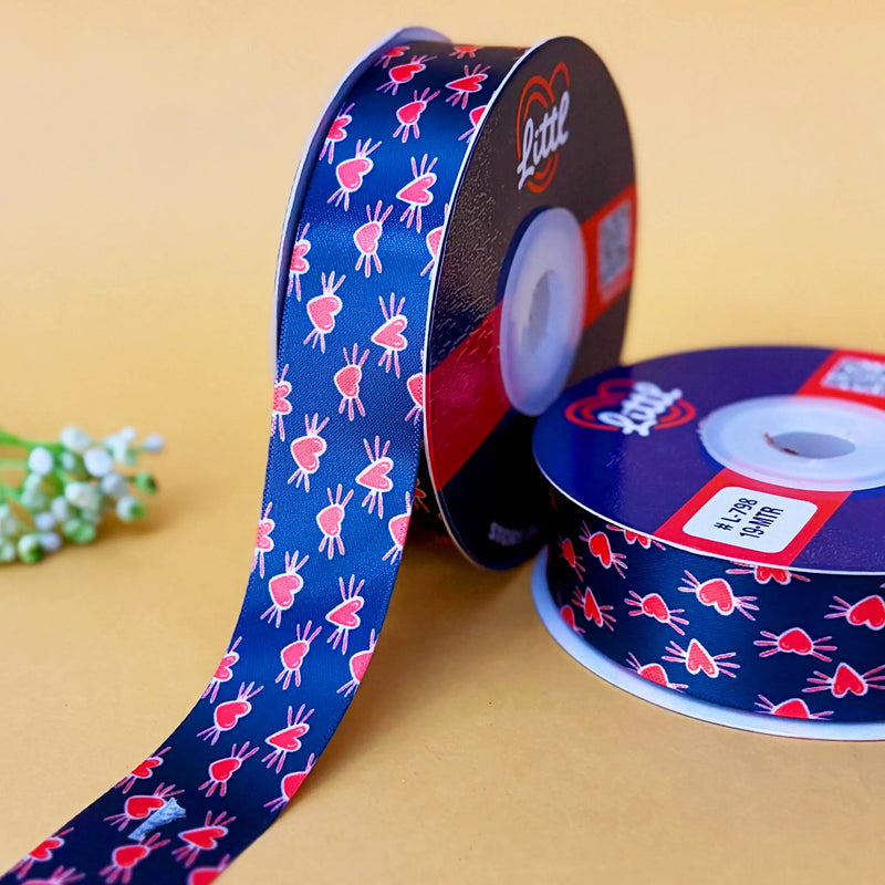 ribbon-Blue Valentine Ribbon-Littl