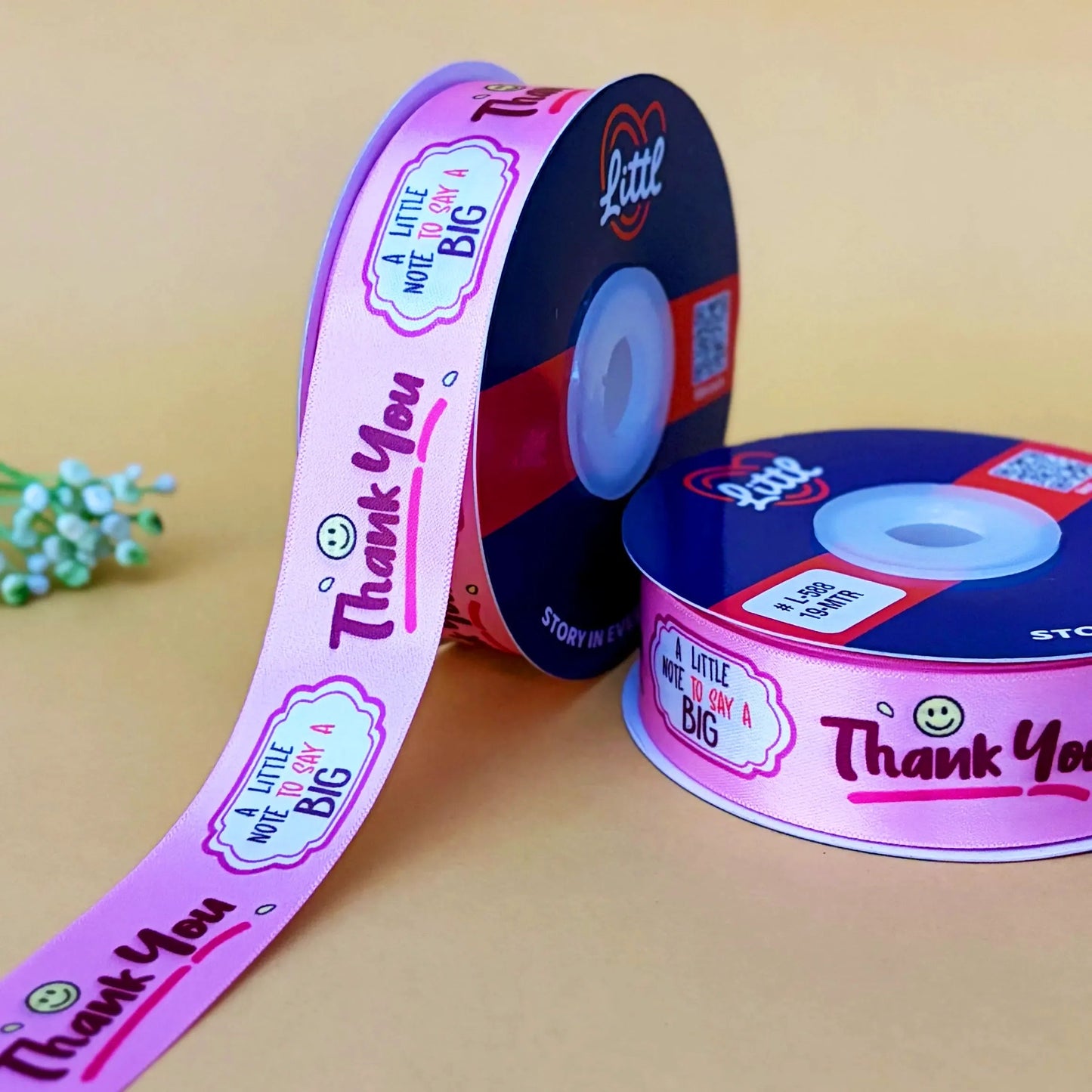 ribbon-pink-thank you ribbon (l587 to l597)-littl ribbons