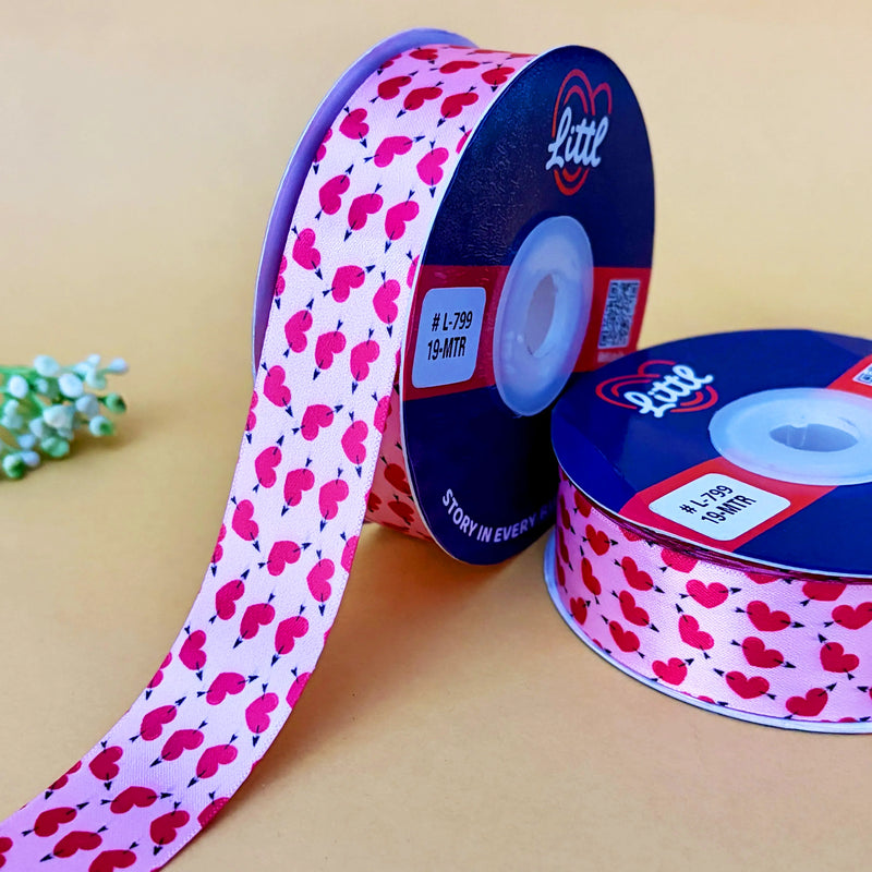 ribbon-Pink Valentine Ribbon-Littl