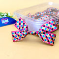 Ribbon Bow-Ribbon Bow 10 Pcs Pack Readymade Multi Color Satin Craft-Littl